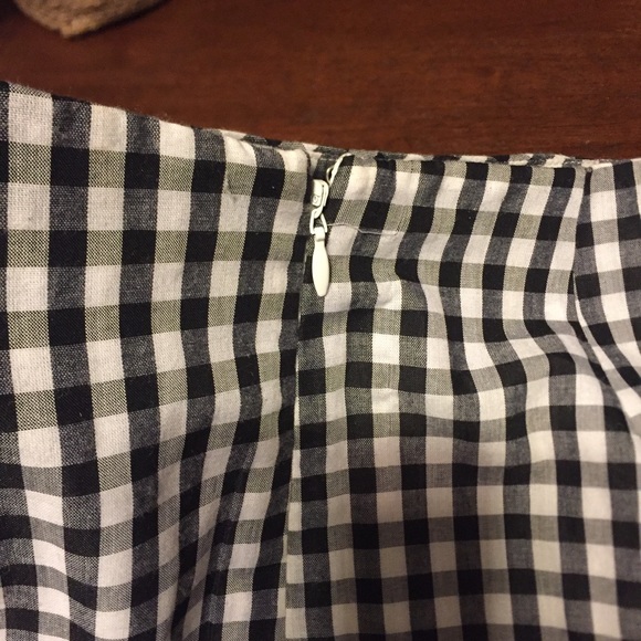 Lovers + Friends x REVOLVE Lisa Skirt in Black @ White Gingham Size Small - Picture 5 of 8